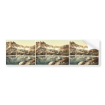 Vorarlberg Douglas Hut and Lunersee, Tyrol, Austro Bumper Sticker