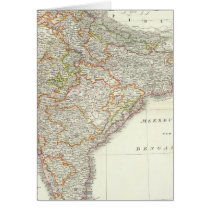 Vorder Indien South Asia Card