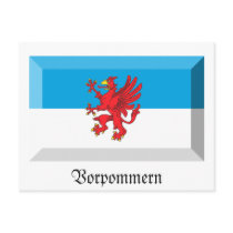 Vorpommern Flag Gem postcards