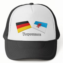 Vorpommern, Germany Flag Tiles hats