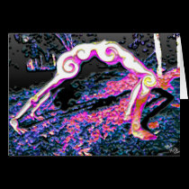 Vortex Girl Art Card by webcarve Vortex Girl Art Card