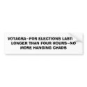 VOTAGRA bumper stickers