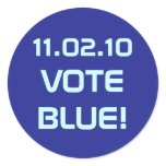 VOTE 11.02.10 sticker stickers