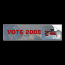 VOTE 2008 Bumper Sticker bumper stickers by MarDar VOTE 2008 Bumper Sticker bumper stickers