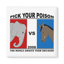 Vote 2008 refrigerator magnet