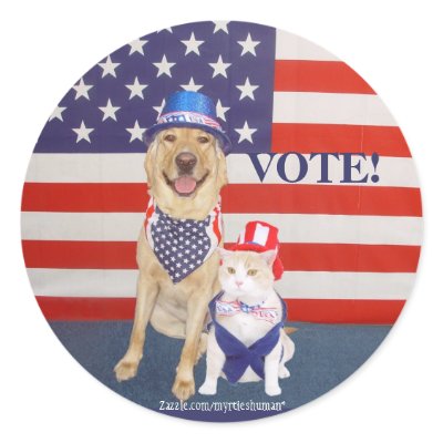 VOTE 2008! Sticker by myrtieshuman