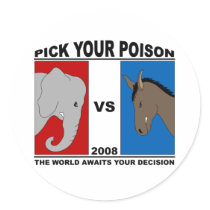 Vote 2008 sticker