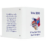 Vote 2010 Binder