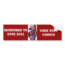 Vote 2012_ bumper sticker