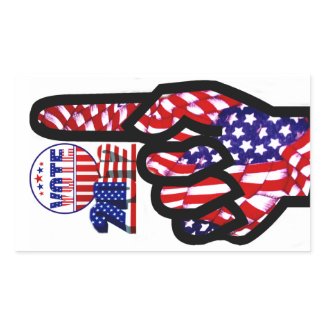 Vote 2012_ rectangular stickers