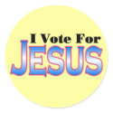 Vote 4 JESUS STICKERS