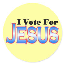 Vote 4 JESUS STICKERS
