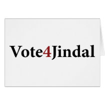 Vote 4 Jindal cards