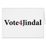 Vote 4 Jindal cards