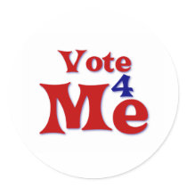 Vote 4 Me stickers by doodles_designs Vote 4 Me stickers