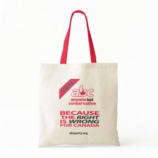 Vote ABC hand bag bag