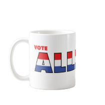 Vote Allison 2010 Elections Red White and Blue Coffee Mugs