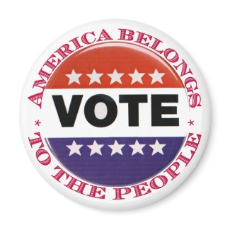 Vote America Magnet zazzle_magnet