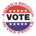 Vote America Sticker