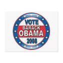 Vote Barack Obama 2008 postcards