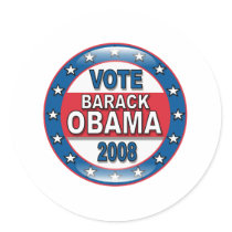 Vote Barack Obama 2008 stickers by TeeShirtsTShirts Vote Barack Obama 2008 stickers