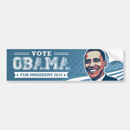 Vote Barack Obama For President Bumper Sticker Zazzle