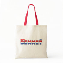 Vote Bennet 2010 Elections Red White and Blue Bag