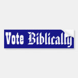 Vote Biblically Bumper Stickers