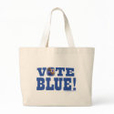 Vote Blue Bag by TheDemocratDonkey Vote Blue Bag