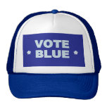 VOTE BLUE hat hats