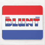 Vote Blunt 2010 Elections Red White and Blue Mouse Pads