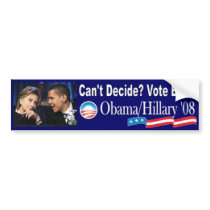 Vote Both Bumper Stickers
