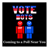 Vote Bots posters by SayWord Vote Bots posters