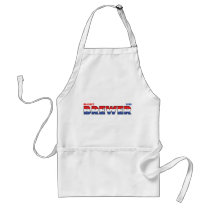 Vote Brewer 2010 Elections Red White and Blue Aprons