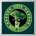 Vote Bro Ccoli Print