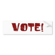 Vote Bumper Stickers