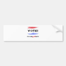 Vote Bumper Sticker
