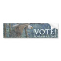 VOTE! Bumper Sticker bumper stickers by Laura_Regan_Artist VOTE! Bumper Sticker bumper stickers