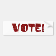 Vote Bumper Stickers