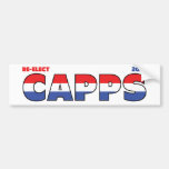 Vote Capps 2010 Elections Red White and Blue Bumper Stickers