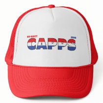 Vote Capps 2010 Elections Red White and Blue Trucker Hats