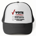 VOTE ( CAREFULLY ) Trucker Hat