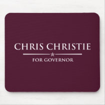 Vote Chris Christie Mousepads