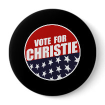 VOTE CHRISTIE BUTTON buttons