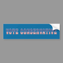 Vote Conservative bumper stickers
