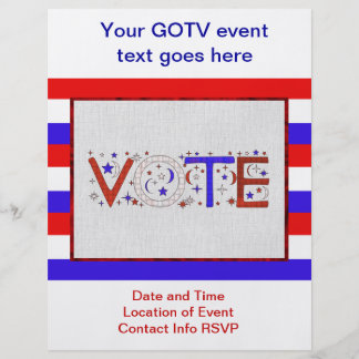 Vote+Flyers Get Out The Vote Flyers, Get Out The Vote Flyer Templates and ...