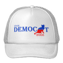 Vote Democat Baseball Cap hats