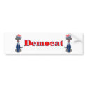 Vote Democat bumper stickers