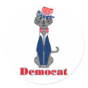 Vote Democat stickers by adore_a_pug Vote Democat stickers