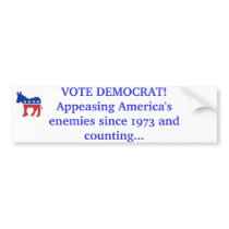 VOTE DEMOCRAT! bumper stickers by gameotaku VOTE DEMOCRAT! bumper stickers